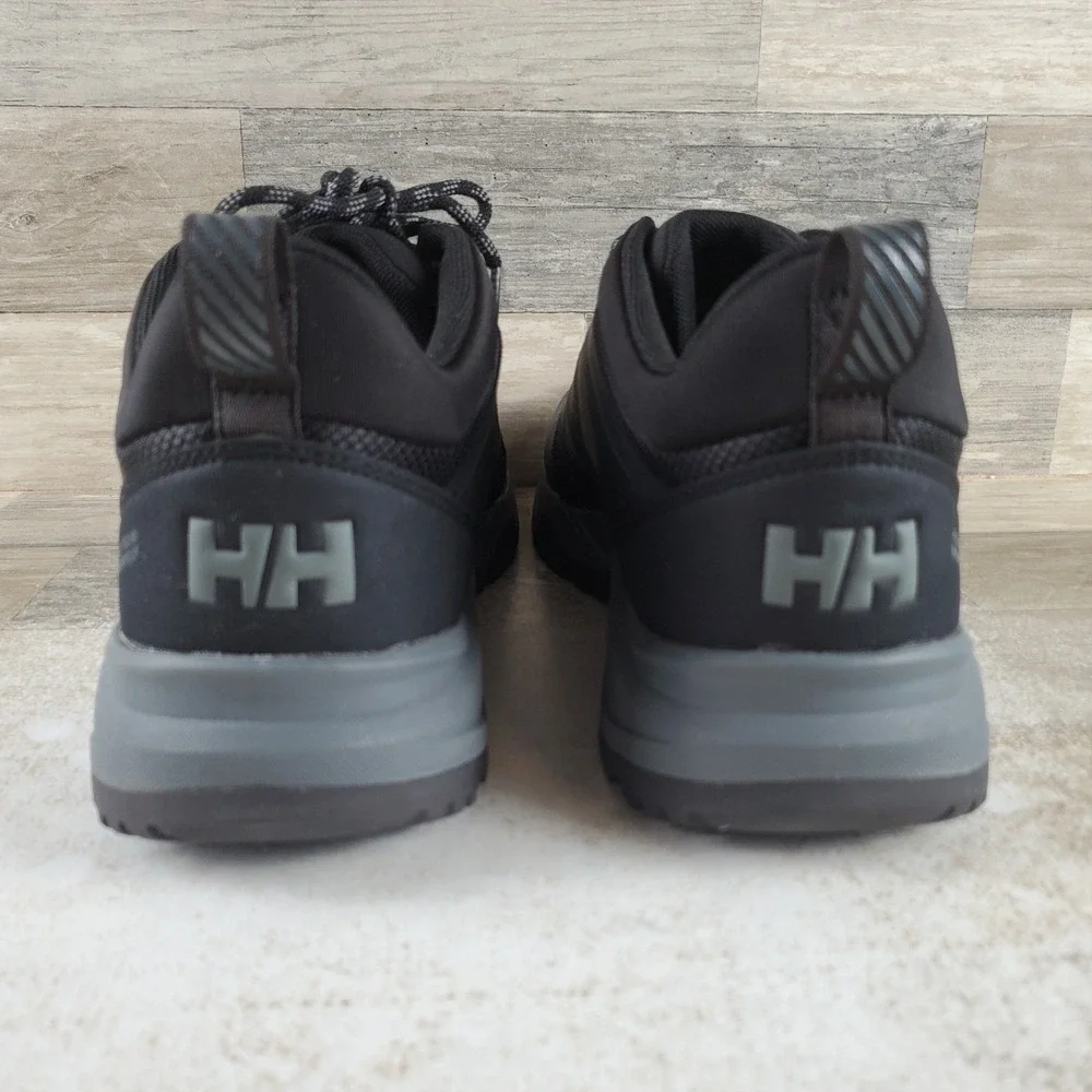 Helly Hansen Cascade Low HT Mens Hiking Boots Sz 11.5 Black Charcoal Waterproof